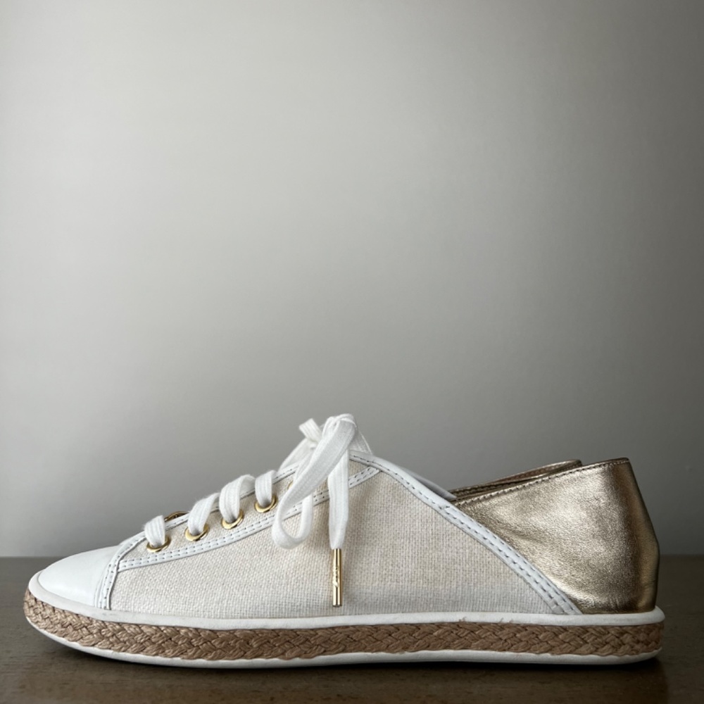 New Michael Kors Canvas Shoe